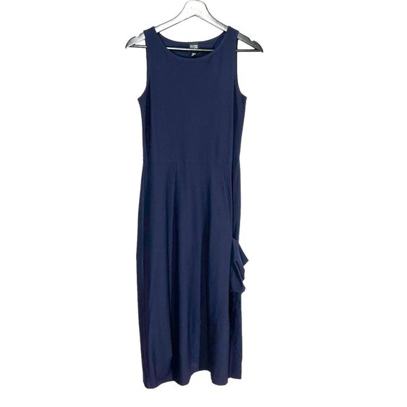 eileen fisher blue dress EILEEN FISHER HIGH LOW MAXI DRESS main image 1